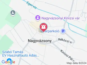 Schumacher-ház Nagyvázsony a térképen