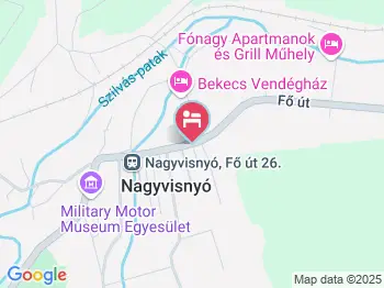 Antik Vendégház Nagyvisnyó a térképen