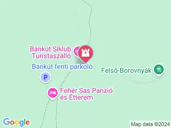 Bánkúti Sícentrum Nagyvisnyó a térképen