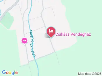 Csikász Vendégház Nagyvisnyó a térképen