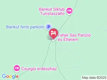 Fehér Sas Panzió Nagyvisnyó a térképen