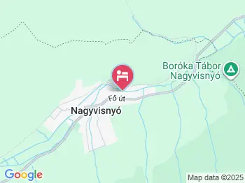 Fónagy Vendégház Nagyvisnyó a térképen