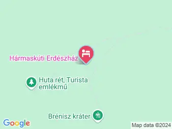 Hármaskúti Erdészház Nagyvisnyó a térképen