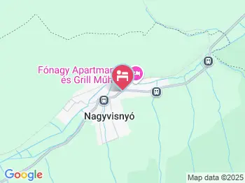Máté Vendégház Nagyvisnyó a térképen