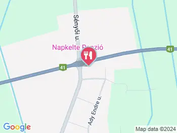Napkelte Panzió étterme Napkor a térképen
