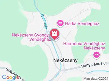 Szeleczky Zita Emlékház Nekézseny a térképen