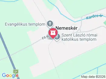Hősök emlékműve Nemeskér a térképen