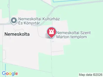 Luther Márton szobor Nemeskolta a térképen