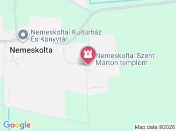 Szent Márton templom Nemeskolta a térképen