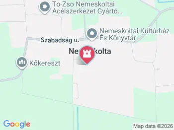 Vidos kastély Nemeskolta a térképen