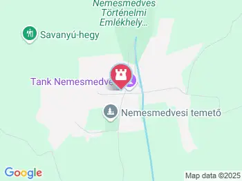 Felszabadulási emlékmű Nemesmedves a térképen