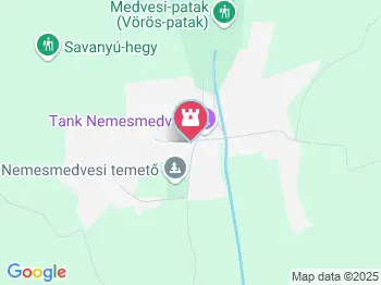 Pietà Nemesmedves a térképen