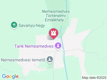 Szent Orbán-kápolna Nemesmedves a térképen