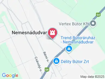 Nemesnádudvari történelmi pincesor Nemesnádudvar a térképen