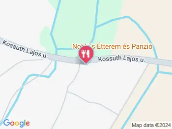 Noble's Étterem Nemesnép a térképen
