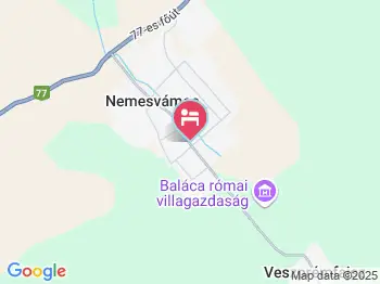Alsó-Kúti Vendégház Nemesvámos a térképen