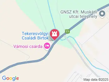 Tekeresvölgyi Manufaktúra Nemesvámos a térképen