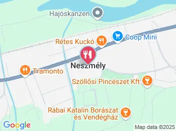 Éden Étterem Neszmély a térképen