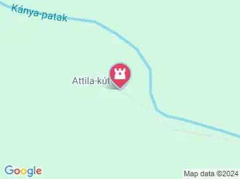 Attila forrás Noszvaj a térképen