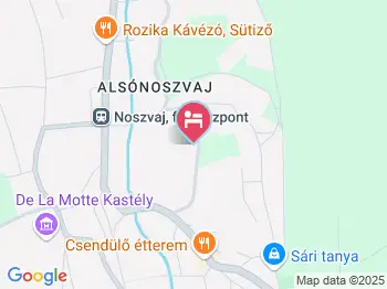 Domboldal Vendégház Noszvaj a térképen