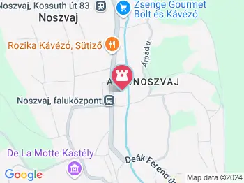 Galassy-kripta Noszvaj a térképen