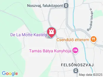 De La Motte kastély Noszvaj a térképen