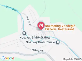 Rozmaring Étterem Noszvaj a térképen