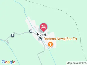 Kaló Vendégház Novaj a térképen