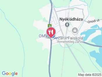 Delta Étterem Nyékládháza a térképen