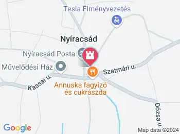 Millecentenáriumi emlékmű Nyíracsád a térképen