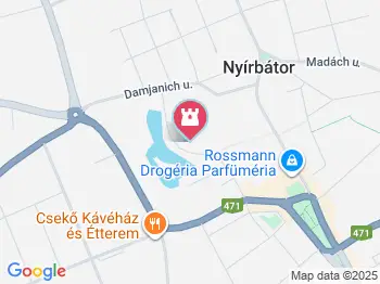 Magyar Nemzeti Múzeum Báthori István Múzeuma Nyírbátor a térképen