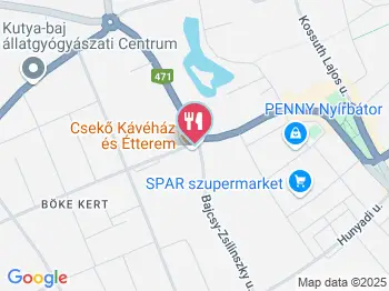 Csekő Kávéház Nyírbátor a térképen