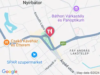 Hello Ételbár Nyírbátor a térképen