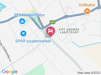 Pálma Wellness Hotel Nyírbátor a térképen