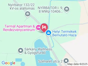 Termál Apartman Panzió Nyírbátor a térképen