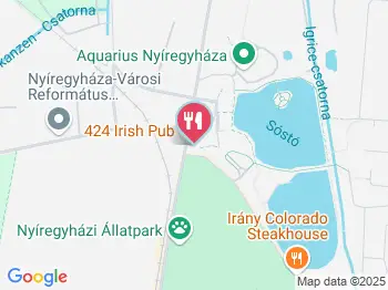 424 Ír Étterem & Söröző Nyíregyháza a térképen