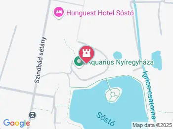 Aquarius Élmény- és Parkfürdő Nyíregyháza a térképen