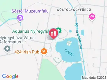 Aquarius Élményfürdő Önkiszolgáló Étterme Nyíregyháza a térképen