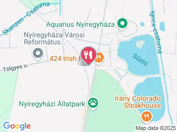 Aventinus Coffee & Lounge Nyíregyháza a térképen