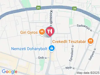 Bistro Corner Nyíregyháza a térképen