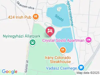 Blaha Panzió Nyíregyháza a térképen