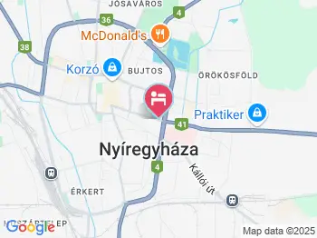 Bocskai Panzió Nyíregyháza a térképen