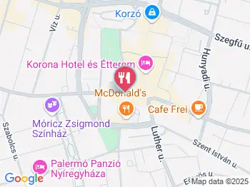 Cafe Noire Nyíregyháza a térképen