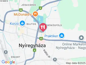 City Diner Nyíregyháza a térképen