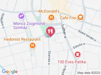 Csillag Ételbár Nyíregyháza a térképen