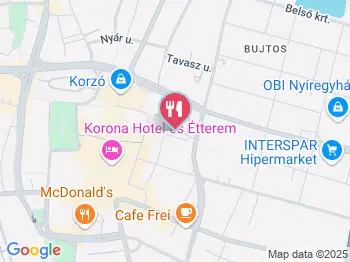 Fu Mei Kínai Étterem Nyíregyháza a térképen