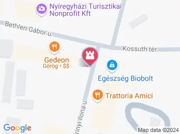 Fürdőzők szoborcsoport Nyíregyháza a térképen