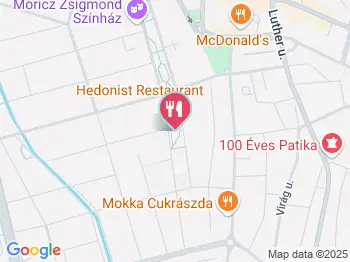 Hedonist Restaurant Nyíregyháza a térképen