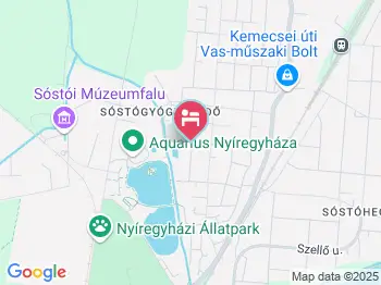 Hotel Barbizon Nyíregyháza a térképen