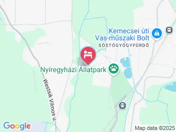 Hotel Siesta Nyíregyháza a térképen